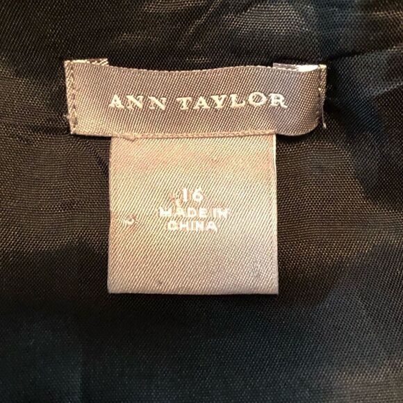 Ann Taylor black and white slip dress‎ - Picture 4 of 8